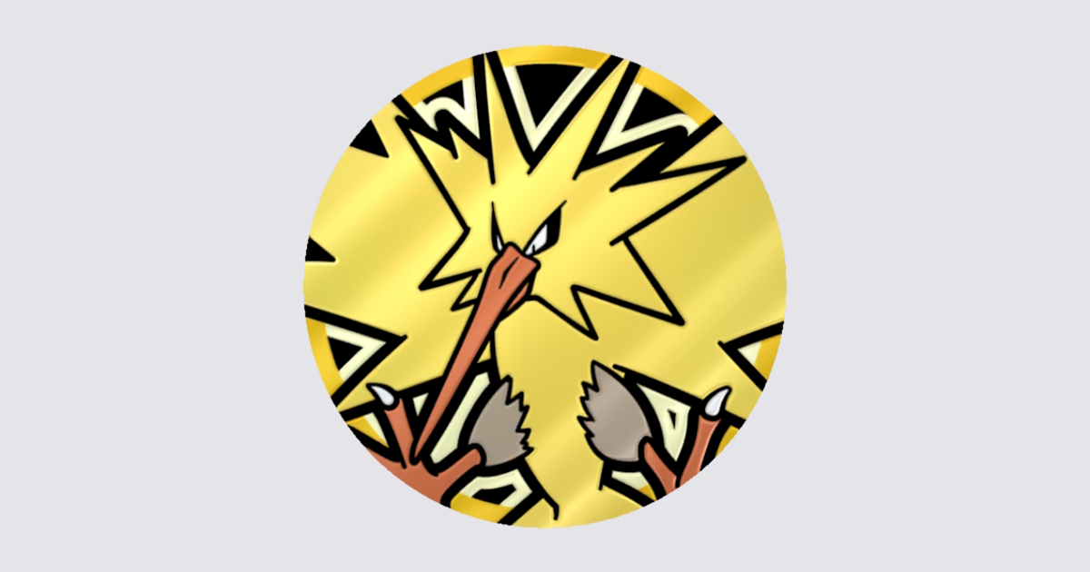 サンダー：カラーミラーホロ【Zapdos Color Mirror Holofoil